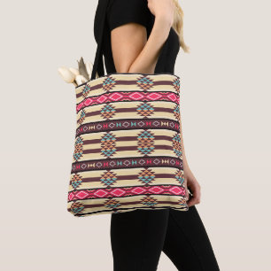 Berber Style All-Over-Print Tote Bag
