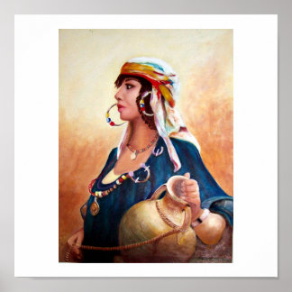 "Berber Woman" poster (11" x 11")
