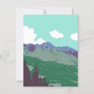 Berchtesgaden Alps near Obersalzberg Germany WPA Postcard