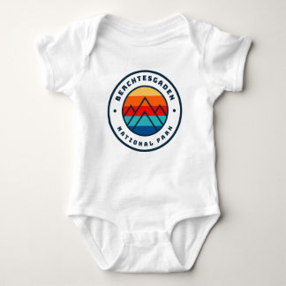 Berchtesgaden National Park Germany Minimalist Baby Bodysuit