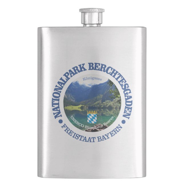 Berchtesgaden National Park Hip Flask (Front)