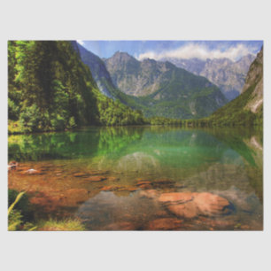 Berchtesgaden National Park Mountains, Germany Tissue Paper