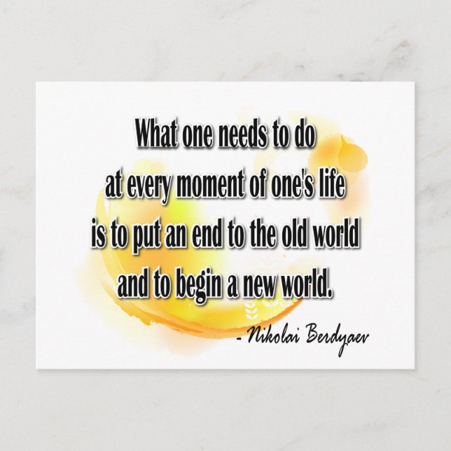 Berdyaev Postcard (Front)