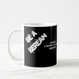 Berean Apologetics Bible Verse Personalised Black Coffee Mug