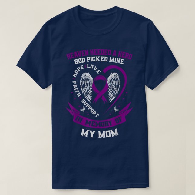 Bereavement Loss of Mother Alzheimers Awareness Me T-Shirt (Design Front)