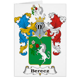 Berecz Family Hungarian Coat of Arms
