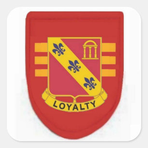 Beret Flash 3rd Bn 319th  Field Artillery Stickers
