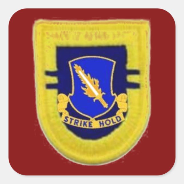 Beret Flash/DUI 2/504th Infantry Stickers (Front)