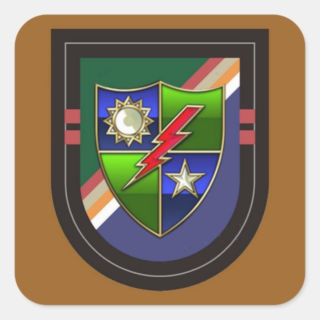 Beret Flash New 2D Bn RANGER Stickers (Front)