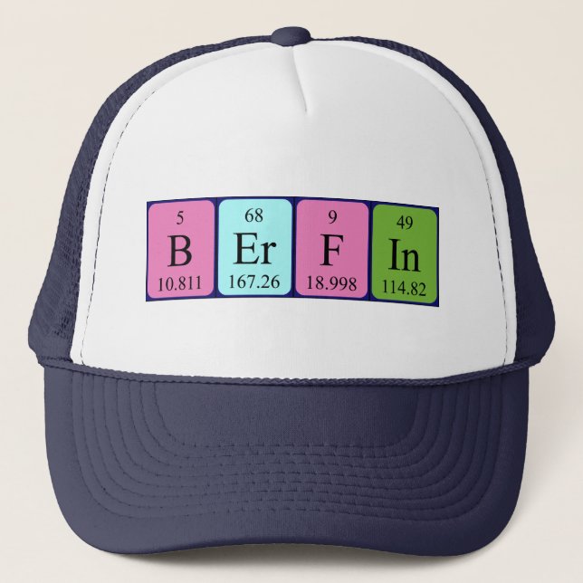 Berfin periodic table name hat (Front)