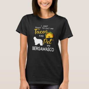Bergamasco Dog Tacos  Owner Christmas Birthday T-Shirt