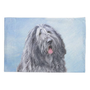 Bergamasco Sheepdog Painting - Cute Original Dog A Pillowcase