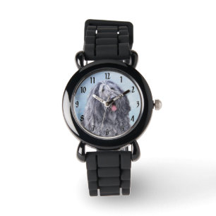 Bergamasco Sheepdog Painting - Cute Original Dog A Watch