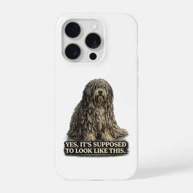Bergamasco Shepherd Shirt  iPhone Case (Back)