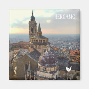 Bergamo, Italy - fridge magnet by Velvet Escape