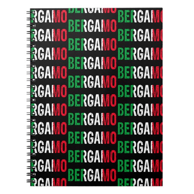Bergamo Italy Notebook (Front)