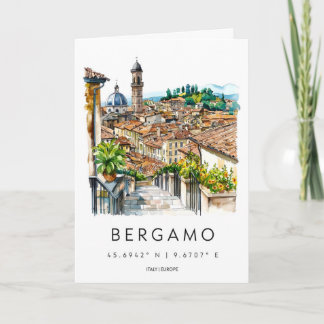 Bergamo Watercolor 2 Card