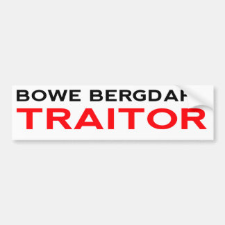 Bergdahl Traitor Bumper Sticker