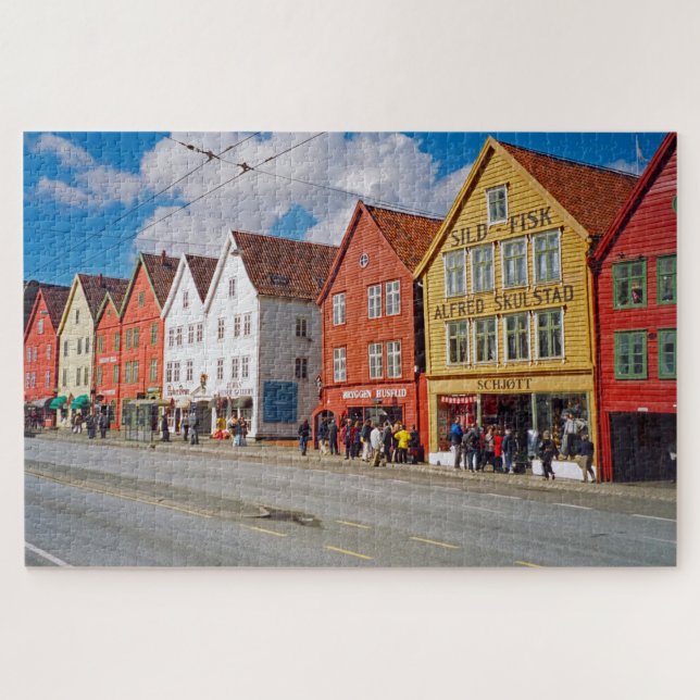 Bergen, Norway 1014-pc Jigsaw Puzzle (Horizontal)