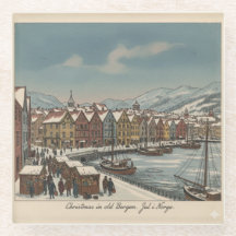 Bergen, Norway Christmas Coaster