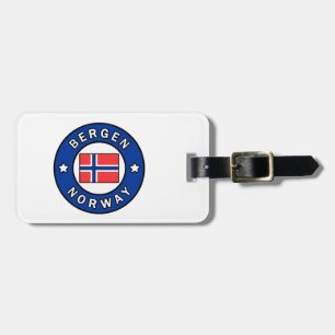 Bergen Norway Luggage Tag
