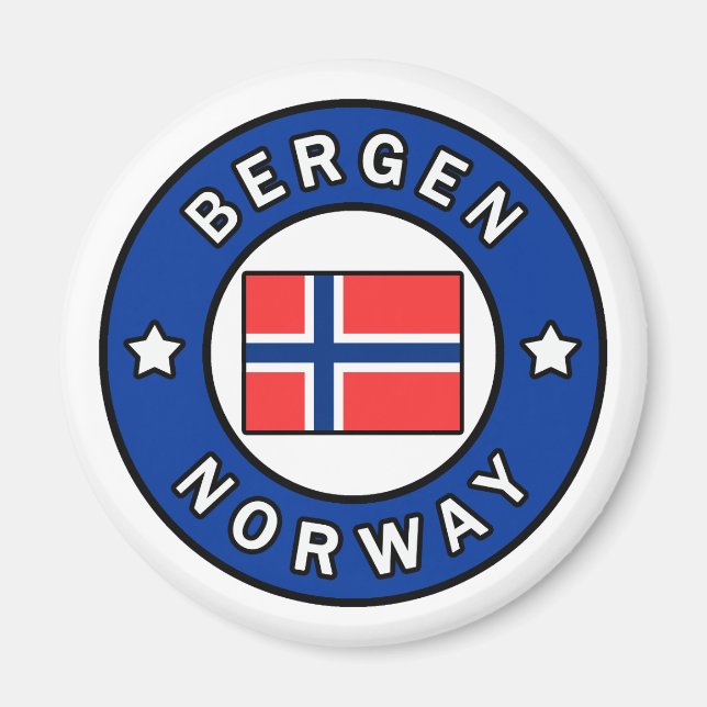 Bergen Norway Magnet (Front)
