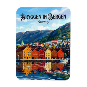 Bergen Norway Magnet