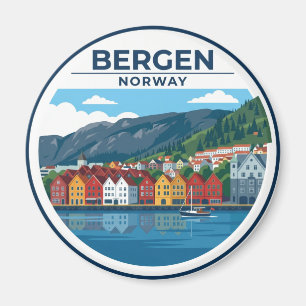 Bergen Norway Magnet