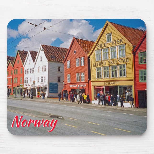 Bergen, Norway Mouse Pad (Front)