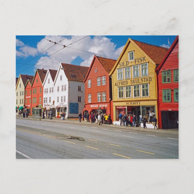 Bergen, Norway Postcard (Front)