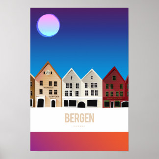 Bergen, Norway Poster