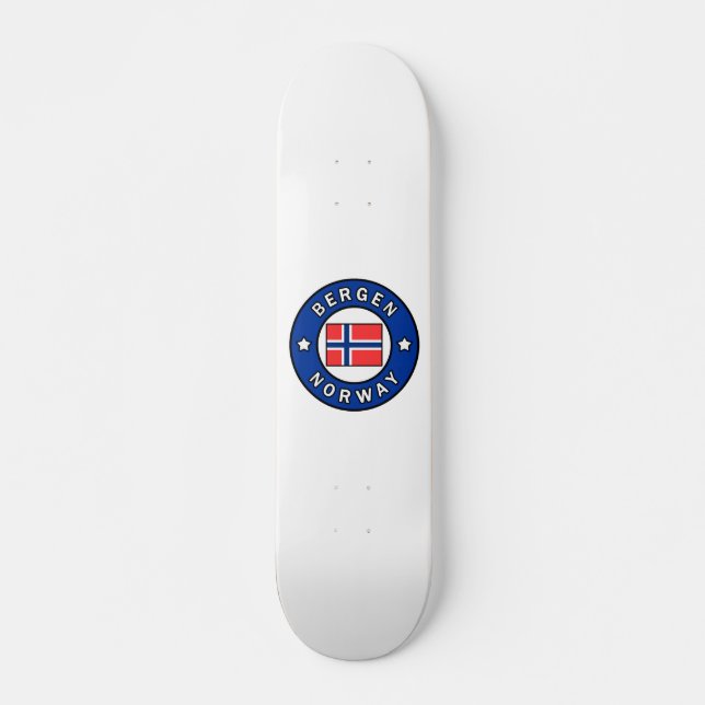 Bergen Norway Skateboard (Front)