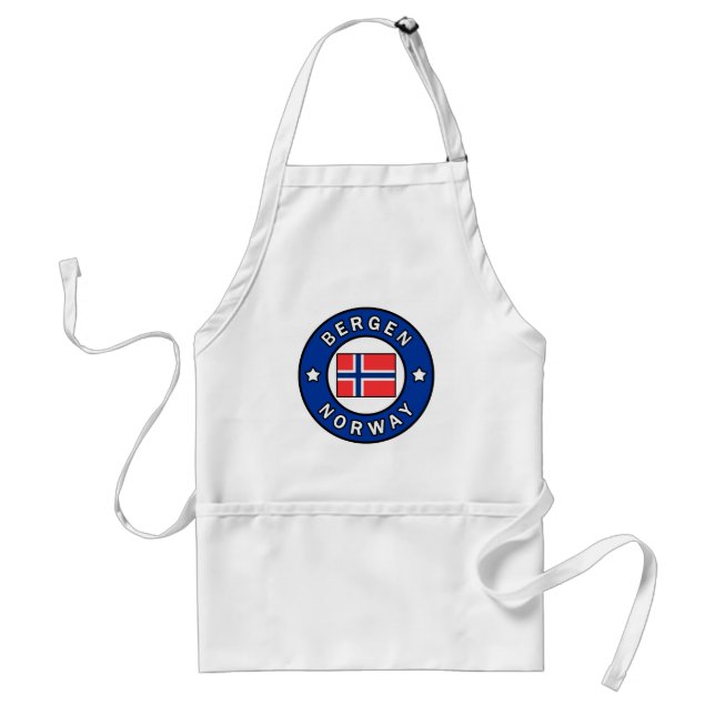 Bergen Norway Standard Apron (Front)