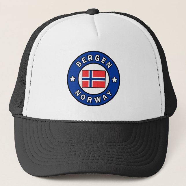 Bergen Norway Trucker Hat (Front)