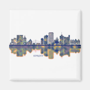 Bergen Skyline Magnet