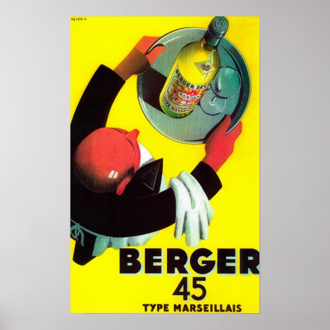 Berger 45 Vintage PosterEurope Poster (Front)