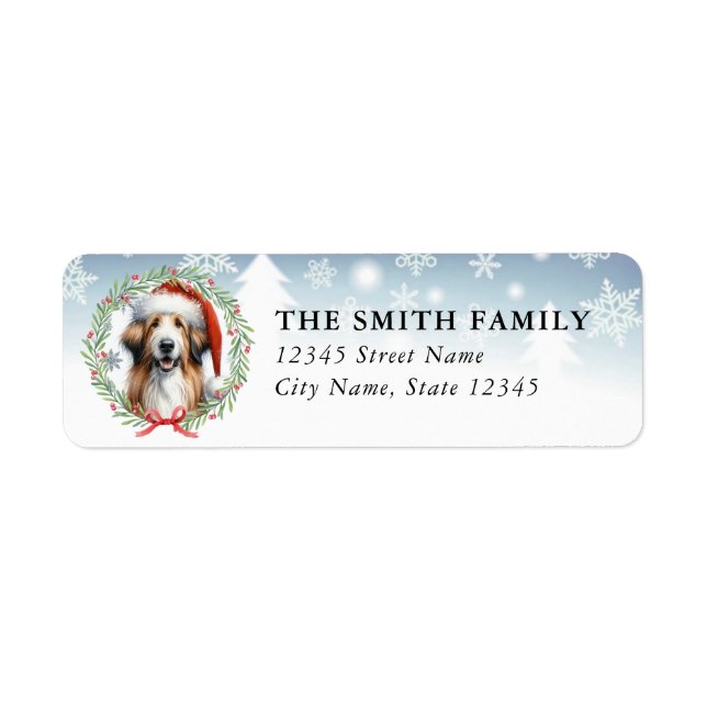 Berger Picard Dog Return Address Labels (Front)