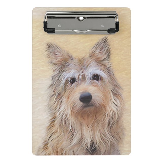 Berger Picard Painting - Cute Original Dog Art Mini Clipboard (Front)