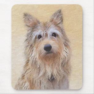 Berger Picard Painting - Cute Original Dog Art Mouse Pad