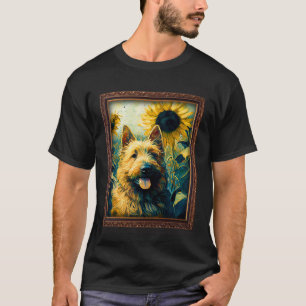 Berger Picard Painting Sunflower Flower Mum Women T-Shirt