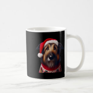 Berger Picard With Santa Hat Christmas Dog Owner L Coffee Mug