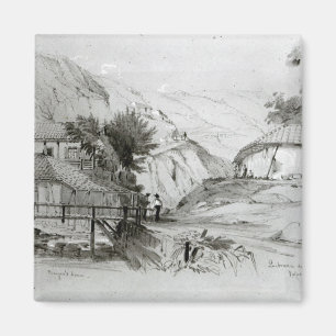 Berger's House, Valparaiso, 1834 Magnet