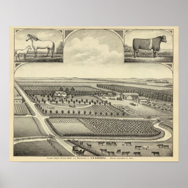 Berggren Farm, Nebraska Poster (Front)