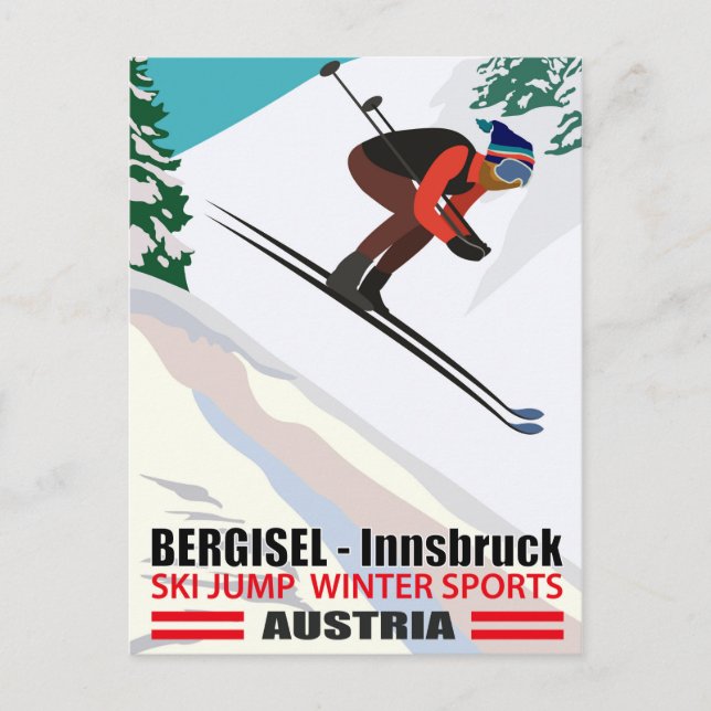 Bergisel - Innsbruck, Ski Jump in Austria Postcard (Front)