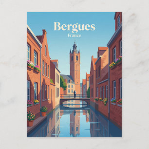 Bergues France Postcard