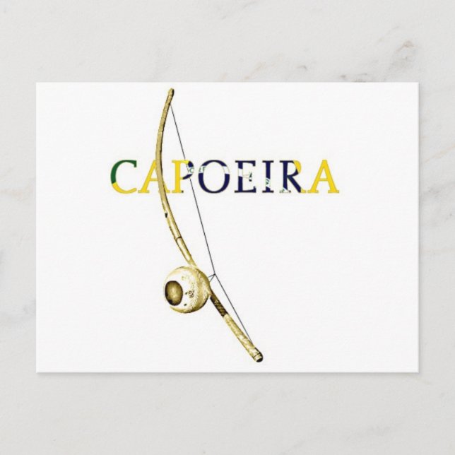 Berimbau Capoeira Postcard (Front)