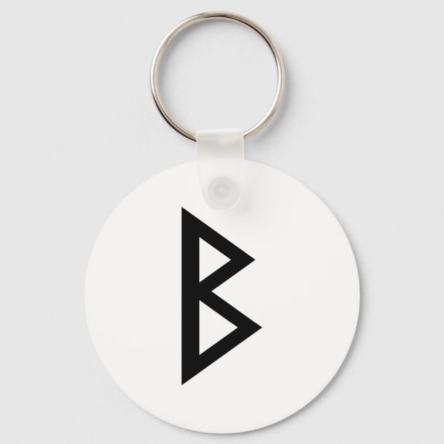 BERKANA RUNE KEY RING (Front)