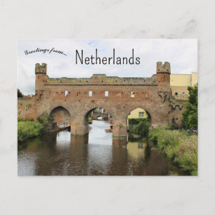 Berkel Gate Zutphen Netherlands Postcard