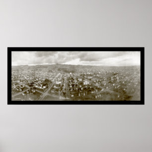 Berkeley Airship Photo 1908 Poster