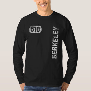 Berkeley California 510 Area Code Vintage Retro T-Shirt